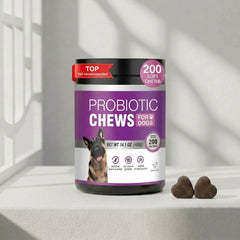 Chowing down should be fun for your doggie! TTLXR Dog Probiotic Soft Chewables are soft chew supplements made with healthy bacteria to support your pup's gut health, immunity, and great taste.