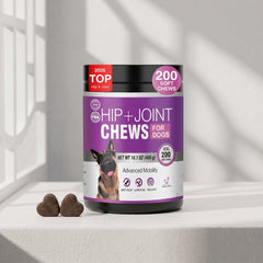 Glucosamine for Dogs 200pcs Joint Support Supplement Dog Hip and Joint Chondroitin Chews Treats with MSM Hemp Dog Joint Pain Relief Mobility Supplements Chicken Flavor Fit All Large Small Medium Breed