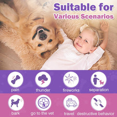 Hemp Calming Chews for Dogs 200pc Dog Calming Treat and Bites with Hemp Oil - Anxiety and Stress Relief Treats for Dogs Puppy Melatonin Sleep Aid Calm Dog with Noise,Thunder,Barking,Separation,Chewing