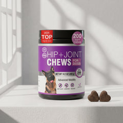 Advanced hip & joint support for dogs with Glucosamine, MSM, and Chondroitin. Made for large breeds and active pups. Vet-trusted. Try TTLXR Hip & Joint Soft Chews!